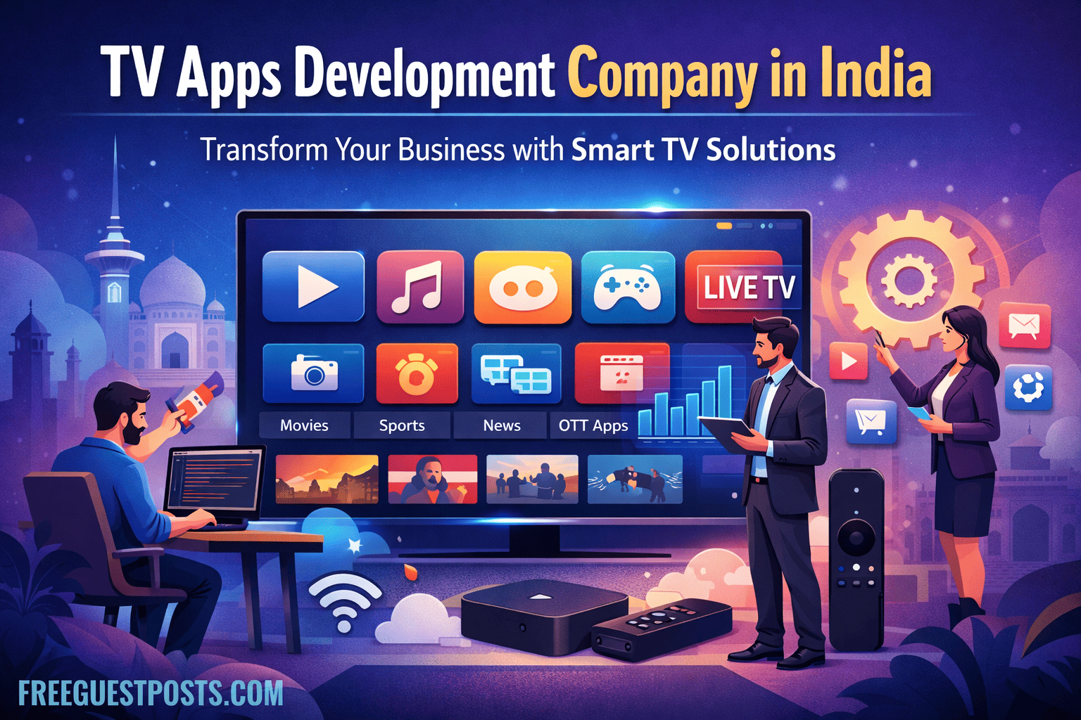 TV Apps Development Company in India – Transform Your Business with Smart TV Solutions