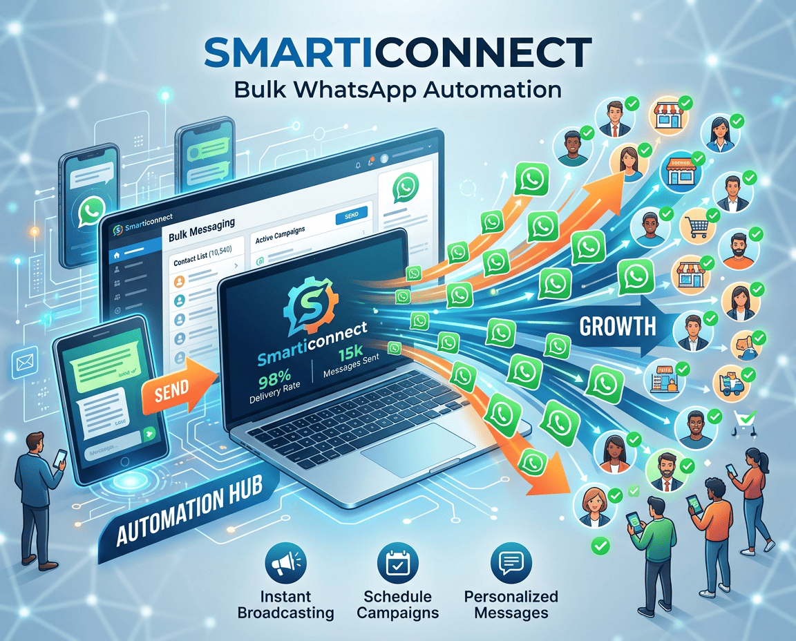 Smarticonnect – Bulk Whatsapp Automation
