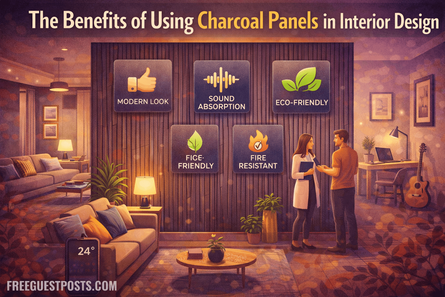 5 Benefits of Using Charcoal Panels in Design