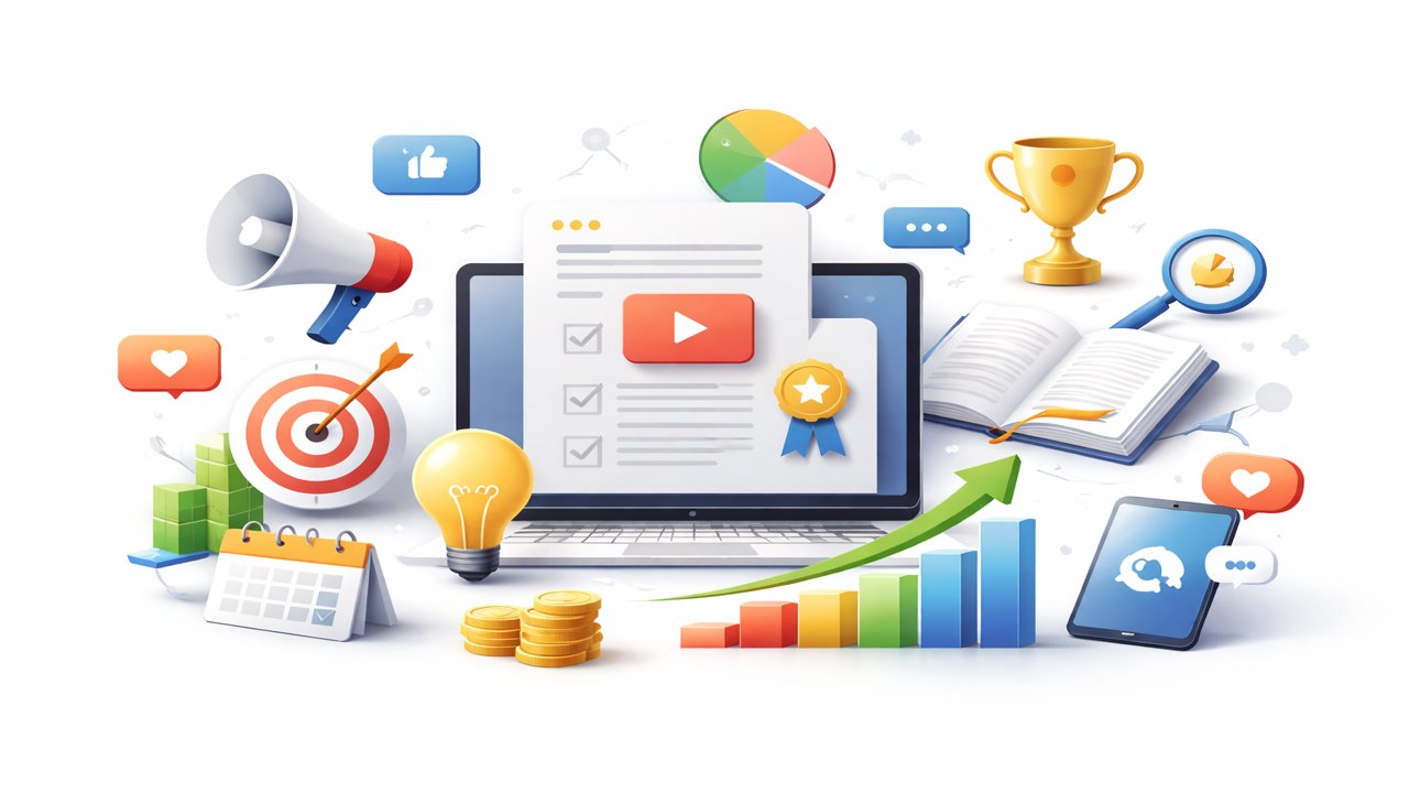 Content marketing strategies 2026 including topic clustering, long-form content, semantic SEO, and multimedia integration