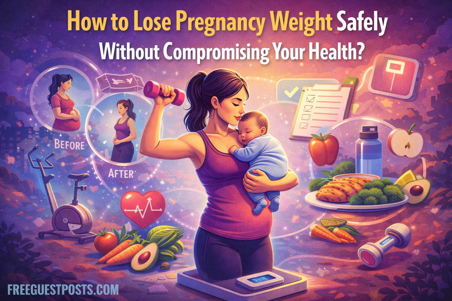 How to Lose Pregnancy Weight Safely Without Compromising Your Health?