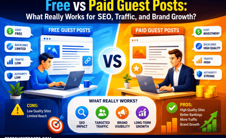 Free vs Paid Guest Posts: What Really Works for SEO, Traffic, and Brand Growth?