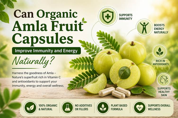 Can Organic Amla Fruit Capsules Improve Immunity & Energy Naturally?